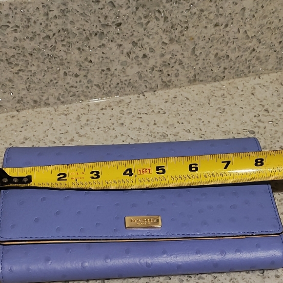 Kate Spade Periwinkle Embossed Wallet - Picture 10 of 11